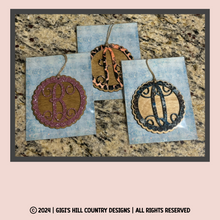 Load image into Gallery viewer, Initial Rear View Mirror Dangle Decor