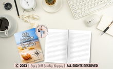 Load image into Gallery viewer, Life Is A Journey Best Traveled Together - 6x9 200 Page Seashell Travel Journal