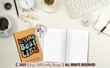 Load image into Gallery viewer, Life Is A Journey Best Traveled Together - 6x9 200 Page Travel Journal Gold