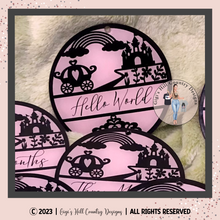 Load image into Gallery viewer, Princess Theme - Set of 13 Baby Milestone Discs