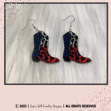 Load image into Gallery viewer, Cowboy Boot Earrings - Multiple Colors Available