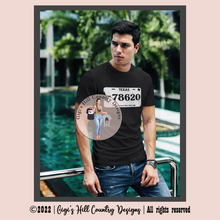 Load image into Gallery viewer, CUSTOM Zip Code License Plate Graphic Tee