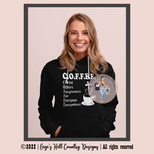 Load image into Gallery viewer, Christ Offers Forgiveness For Everyone Everywhere Hoodie OR Tee