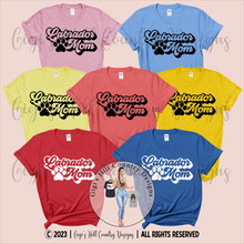 Load image into Gallery viewer, Labrador Mom Graphic Tee