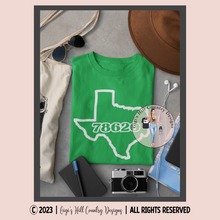 Load image into Gallery viewer, CUSTOM State Zip Code Graphic Tee