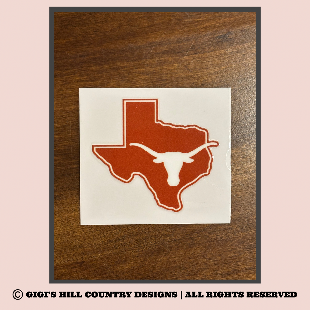 Texas Longhorns Decal – 3
