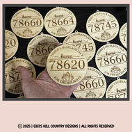 Personalized Zip Code Christmas Ornament – “There’s No Place Like Home for the Holidays”
