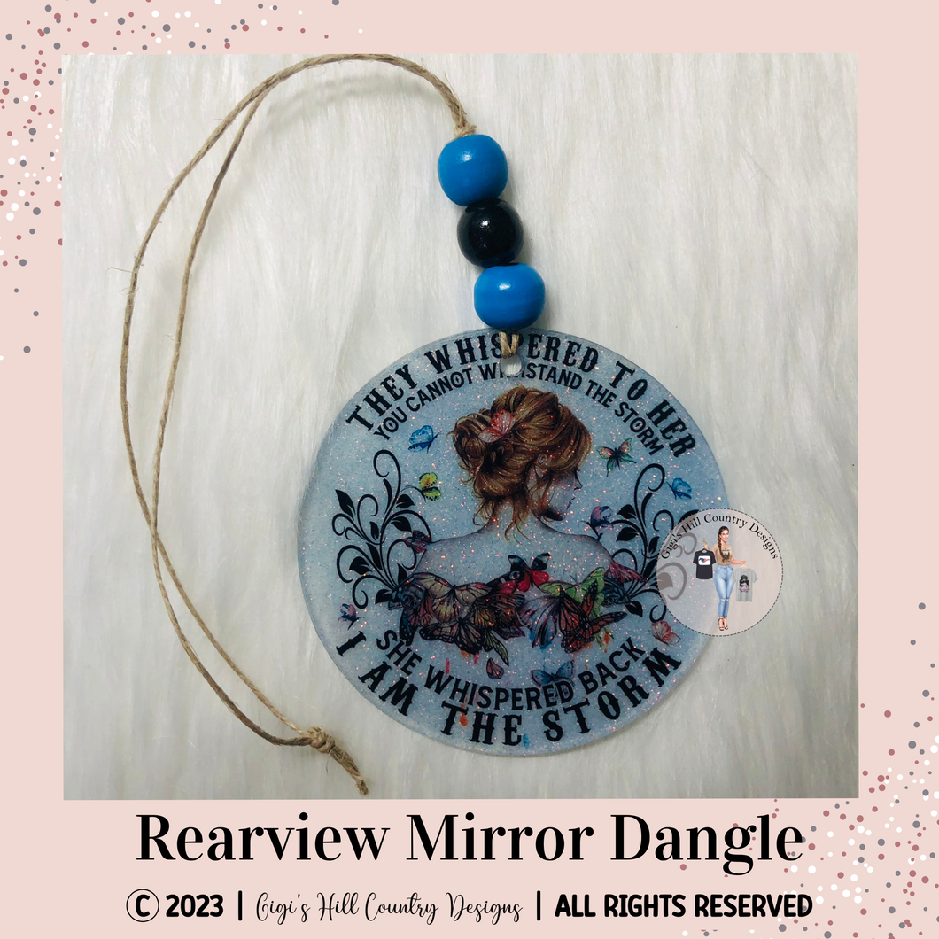 Mirror Keychain Mirror Charm Mirror Cosmetologist Gift 