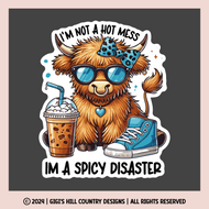 Spicy Disaster Highland Cow