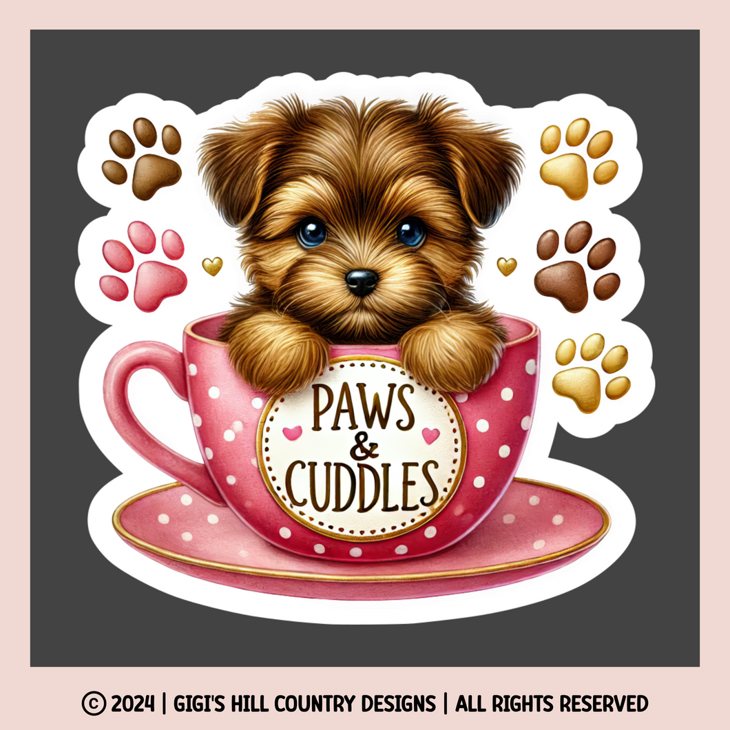 Yorkie Paws & Cuddles