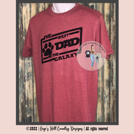 Best Dog Dad In The Galaxy OR Best Dog Mom In The Galaxy Sublimated Unisex Tee