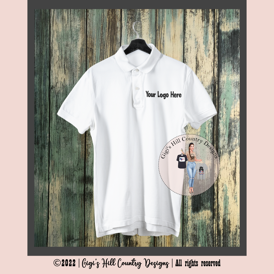 Logo Adult Unisex Polo