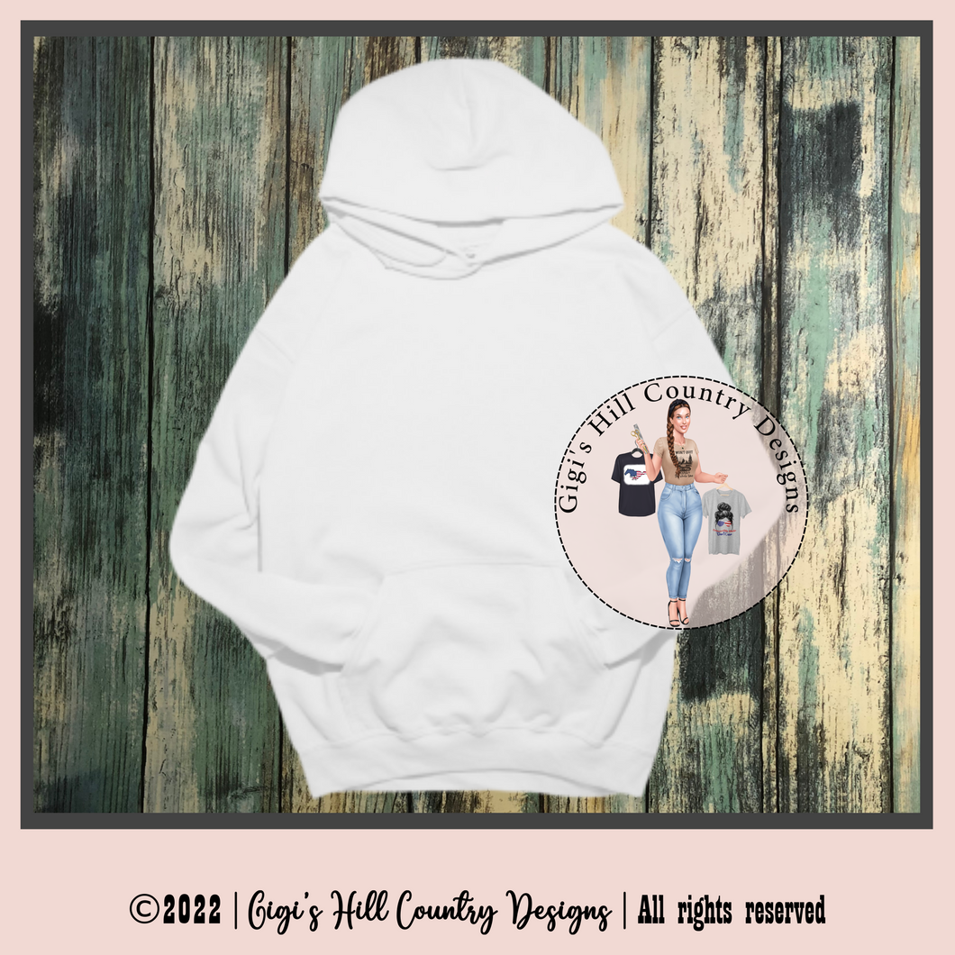Custom Adult Unisex Hoodie or Sweatshirt